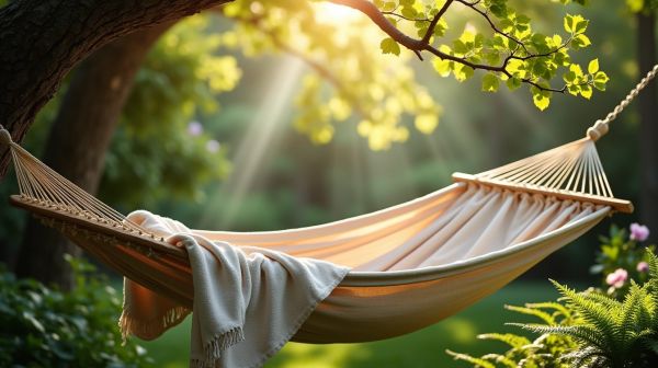 Le hamac sur pied pour une détente ultime en extérieur