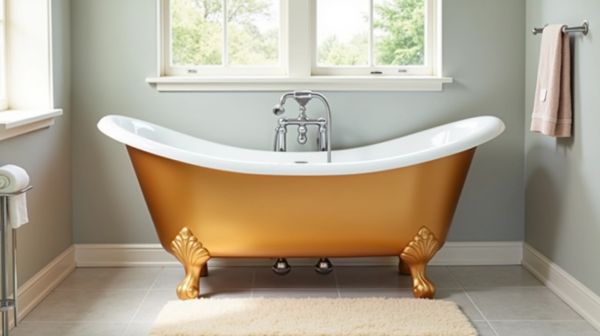 Optimisez l'espace avec une baignoire sabot confortable
